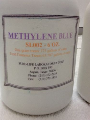 Methylene Blue Dry Powder 5 oz.Treats 50,000 gal Disease Prevention Fresh Saltw