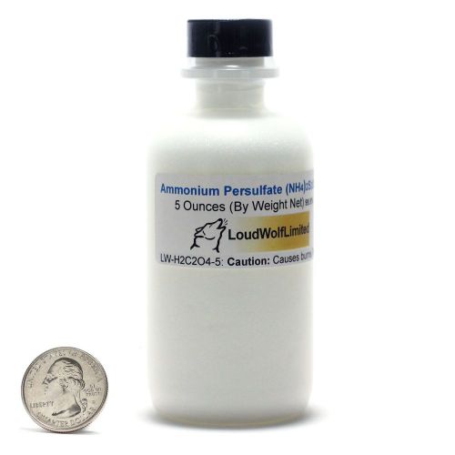 Ammonium persulfate / dry powder / 5 ounces / 98% pure / copper etchant for sale