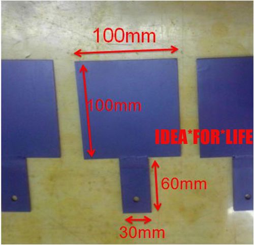 1pcs iridium/ruthenium coated solid titanium plate sheet anode 4&#034;x4&#034; thk 1mm nd0 for sale