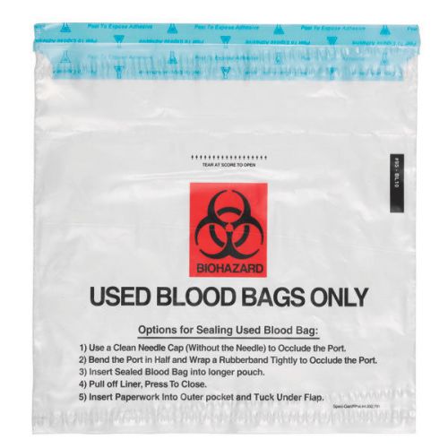- blood bag return bag  10&#034;w x 10.5&#034;h 100 pk for sale