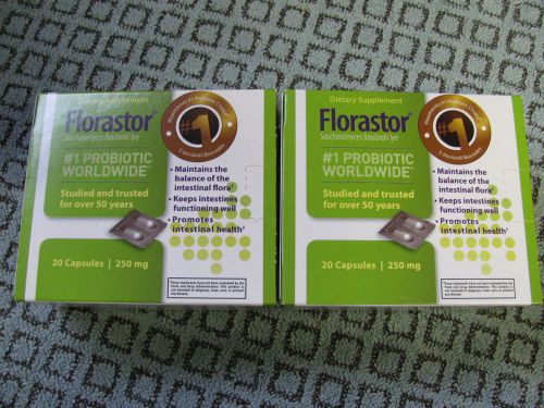 (40) Capsules NEW SEALED Florastor Dietary Supplement 250mg exp 2016