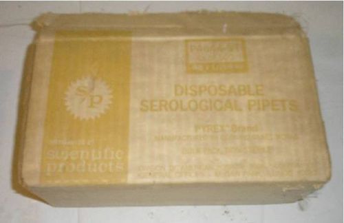 Scientific Products Disposable Serological Pipets Pyrex 0.5 x 1/100 ml Case 500