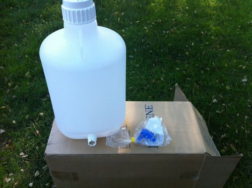 New nalgene 20l round carboy with quick action spigot &amp; 2 handles pp #2318-0050 for sale