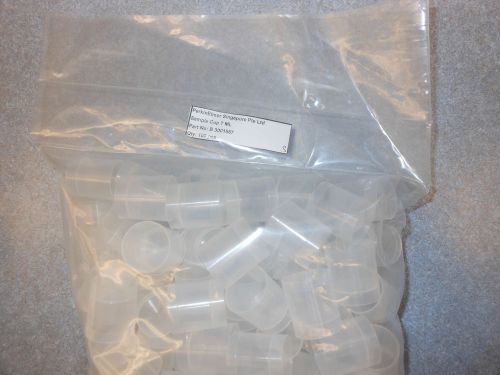 1 bag of 100  7ml polypropylene autosampler cups use w/ perkin elmer 4 availabl for sale
