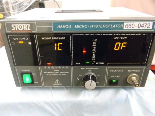 KARL STORZ 26025U (26025UC) HAMOU Mico-Hysteroflator Insufflator (Endoscopy)
