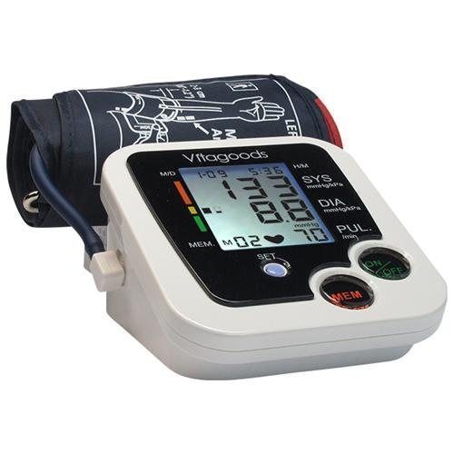 VitaGoods Digital Pulse Desktop Blood Pressure Monitor - 90 Reading(s) - White,