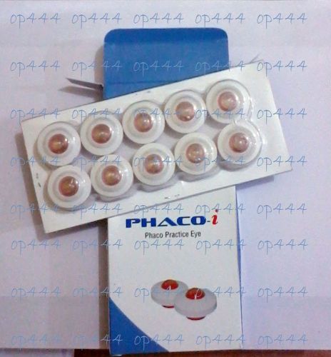Phaco Practice Eye (pack of 10 pcs) - Ophthalmic Teaching &amp; Training Device