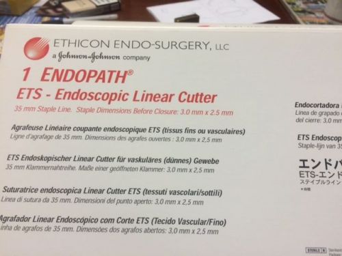 Ethicon Endopath ETS Flex Endoscopic Articulating Linear Cutter ATW35 - 02/2016