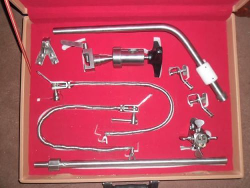 Leyla Brain Retractor With Fixation System Parts In Carrying Case