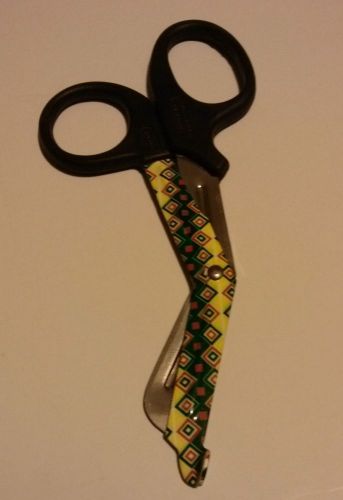 7.5&#034; Utility Trauma Scissors Squares Design Professional EMT / Nurse / Paramedic