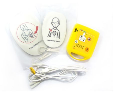 Mini aed trainer xft-d0009 defibrillator first aid training unit package of 2 ce for sale