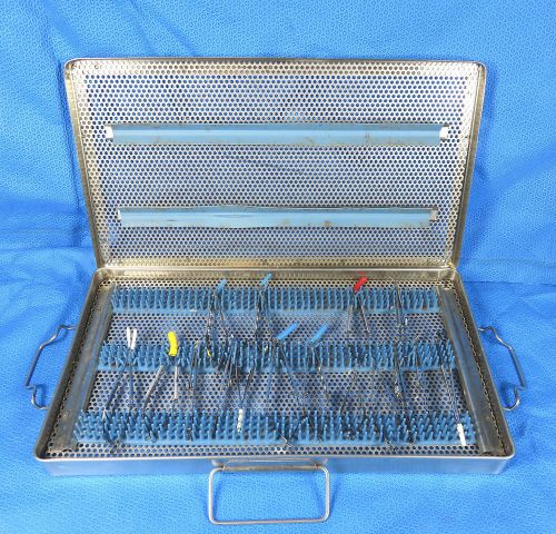 Eye surgery ophthalmic instrument set tray (15 pieces) for sale