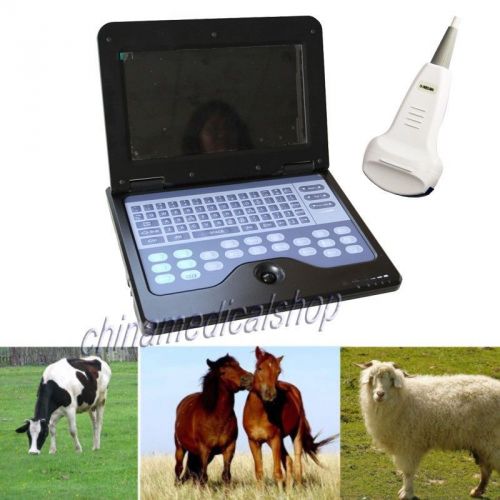 2014 NEW Veterinary VET Use Laptop Ultrasound Scanner with 3.5 MHz convex probe