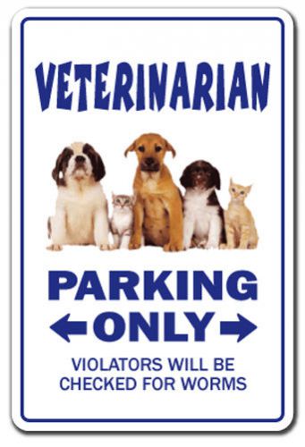 Veterinarian novelty sign vet animal pet doctor gift dr. clinic dog cat medical for sale