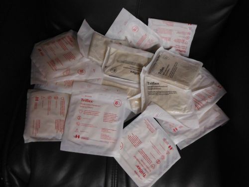 TRIFLEX STERILE LATEX POWDERED SURGICAL GLOVES SIZE 8.5 LOT OF 20PR 2D7256