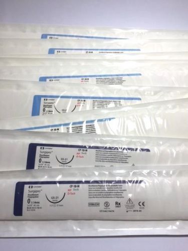 Surgipro 0 Polypropylene 5 x 18&#034; Multipack GS-25 CP-30-M, GS-21 CP-10M