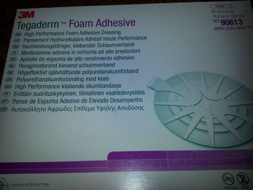 3M Tegaderm Foam Adhesive 5 5/8&#034;x6 1/8&#034; Ref# 90613, Box of 5