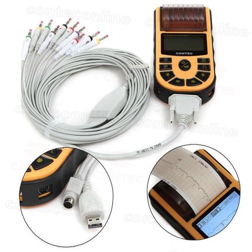 Hot! Handheld ECG Machine Single Channel EKG with Analysis Software ECG80A