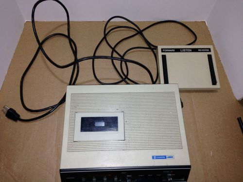 LANIER LCT-3D CASSETTE TRANSCRIBER WITH LX-017-5 FOOT CONTROL