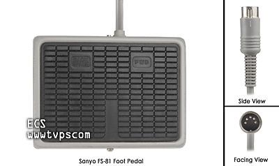 Sanyo fs-81 fs81 transcriber transcription foot pedal for sale