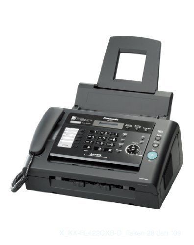 Panasonic kx-fl421 fax/copier machine - laser - monochrome sheetfed (kxfl421) for sale