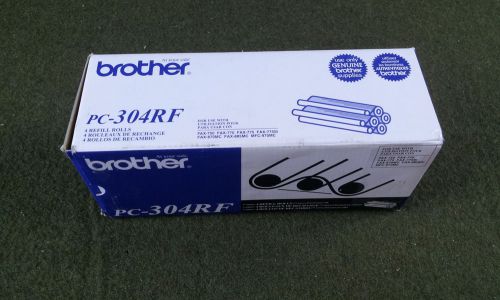 Brother PC-304RF 3 Individually Sealed/ 1 open Rolls NEW