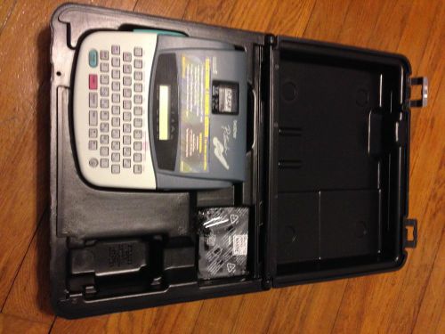 Brother model pt-310 p-touch extra label maker w/ black case for sale
