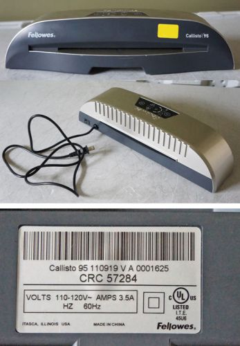 FELLOWES CALLISTO 95 LAMINATOR 9.5&#034;