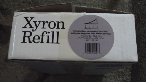 BRAND NEW XYRON LAT1101-50 Xyron 1200 Laminate Adhesive Refill Cartridge 50 ft.