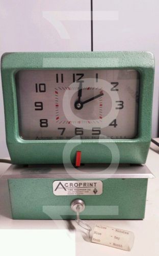Acroprint Automatic Time Clock with Key -  Industrial Quality - Model 150NR4