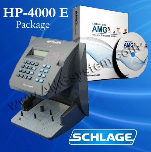 Schlage handpunch hp-4000-e with ethernet | amg software package for sale