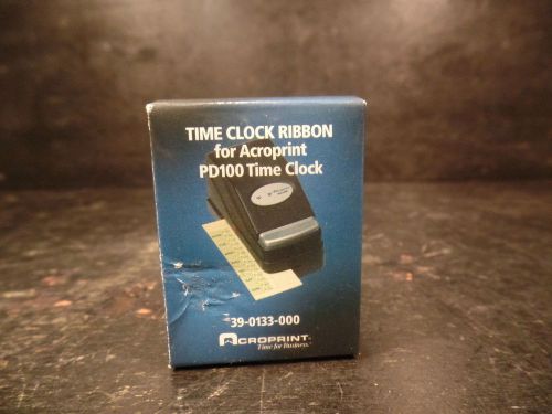 ACROPRINT TIME CLOCK RIBBON FOR PD100 PD 100 122 PD122