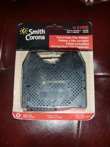 Vtg Smith Corona Correctable Film Ribbons H 21000 Black High Yield 2 Cassettes