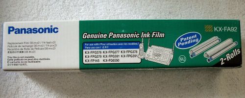 Panasonic KX-FA92 Genuine Panasonic Ink Film 2 Rolls