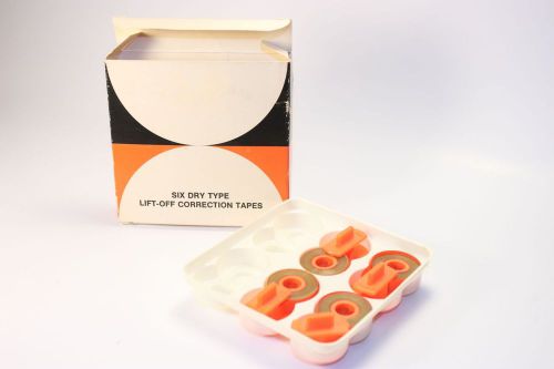 Four Dry Lift Correction Tapes for Typewriters Word Processors