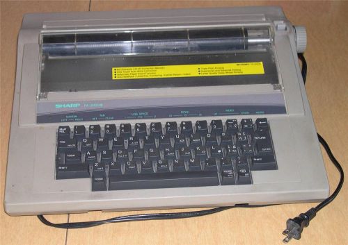 SHARP PA-3000 III Electric Typewriter, Intelliwriter