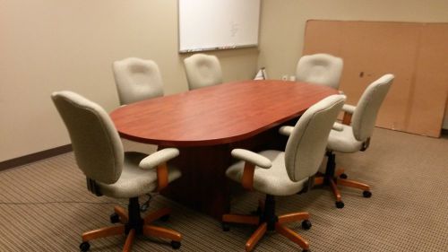 CONFERENCE TABLE WITH 6 CHAIRS