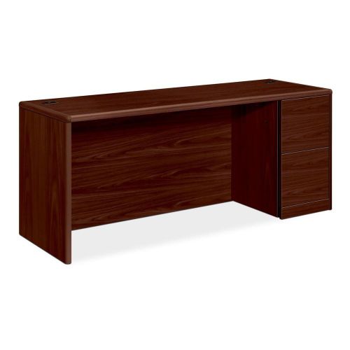 The hon company hon10707rnn 10700 series mahogany laminate desking for sale