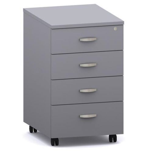 Stationery wholesalers aaron 4 drawer mobile pedestal all grey, at wayfair for sale