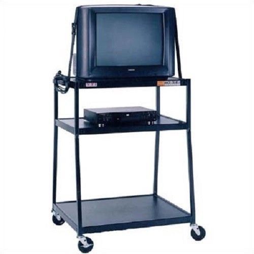 LOT OF 2 Multi-Media Rolling Cart TV Stand School Tool Box Carts