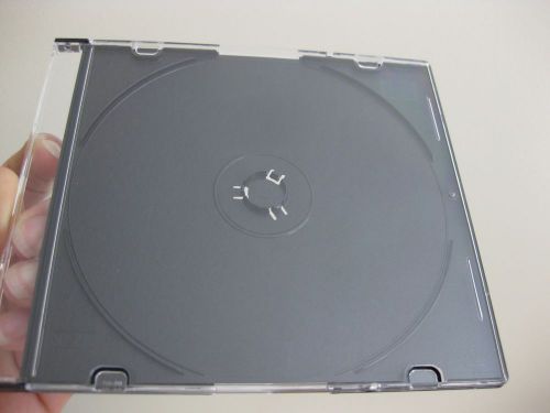 75 NEW Slim CD DVD Jewel Cases, Clear &amp; Black