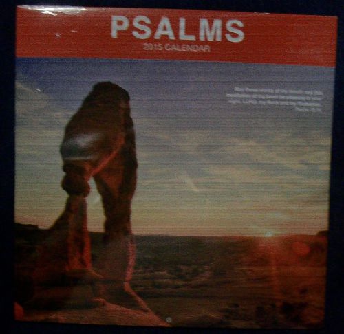 2015 PSALMS CALENDAR 22&#034; X 11&#034; FACTORY SEALED~GOD&#039; BEAUTY DISPLAYED~MUST SEE!!!!