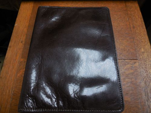 Scully leather 6x8 writing journal notebook notepad wallet  new old stock for sale