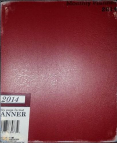 2015 Monthly planner:Large Size:RED Color:Brand New:1SOLD 1/10:Order yours Today