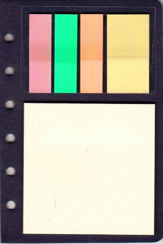 BIND System A7 HAFTNOTIZEN 125 Blatt Neonfarben TERMINPLANER Zeitplaner Einlage