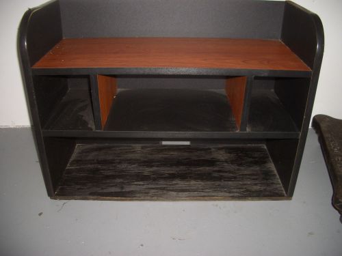 25.5&#034;x18&#034;x10.5&#034; 4 compartment 1 shelve cubbie office desk top cubicle organizer for sale