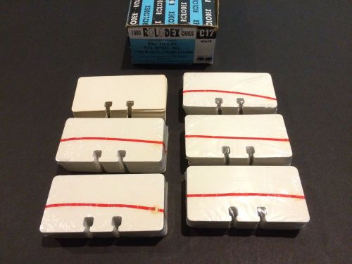 5 - Rolodex Card Refill Pack Model 1753 R-501x 1753m1 1753m2 1 3/4&#034; X 3 1/4&#034; New