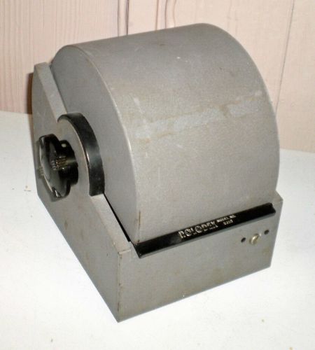 VINTAGE ROLODEX Gray Metal  # 5350 Industrial Card File System For 3 X 5 Cards
