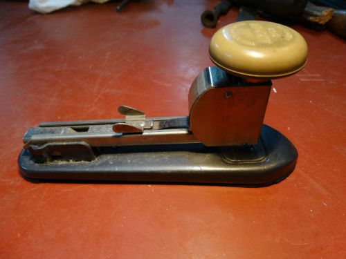 Vintage ARROW Industrial Stapler Chrome WORKS GREAT! Retro Office Desk