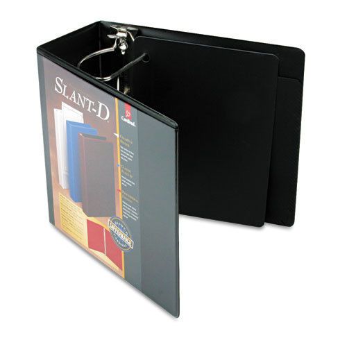 Superstrength clearvue locking slant-d ring binder, 5&#034;, black for sale